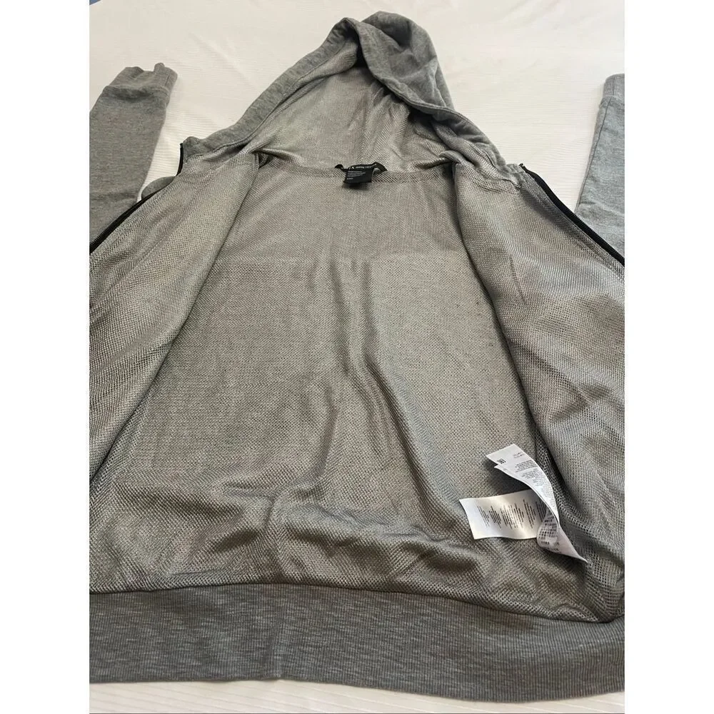 Armani Exchange Grey Zip Up Jacket Hoodie Size Small